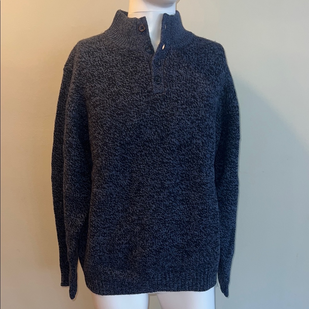L.L. Bean Dark Gray Turtleneck Sweater